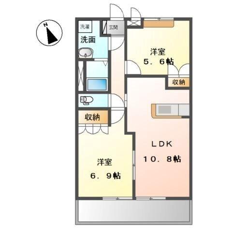 リバトゥジュ 間取り図画像