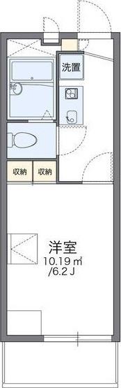 レオパレスカサグランデII 間取り図画像