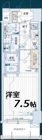 JPレジデンス大阪WESTIII 間取り図画像