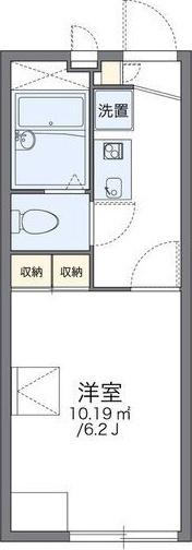 レオパレスLiberty 間取り図画像