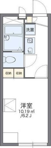 レオパレスアプライズ塚口 間取り図画像