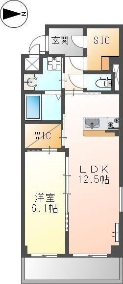 レアグランツ東難波I 間取り図画像
