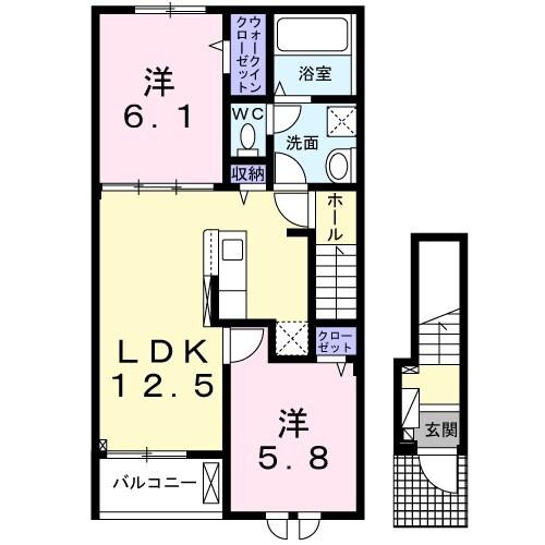 個邸昆陽 間取り図画像