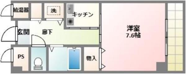 ウエストビラITO 間取り図画像
