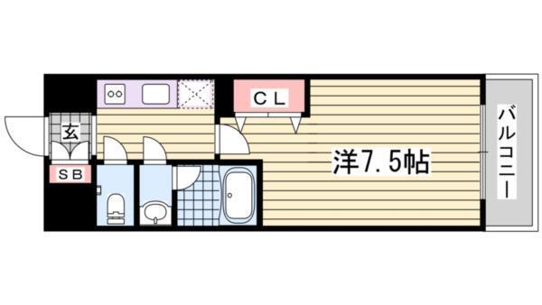 メゾン・ド・ヴィレ須磨 間取り図画像