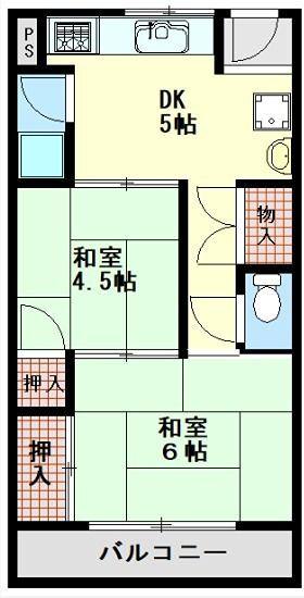ヴィラ東伊丹 間取り図画像