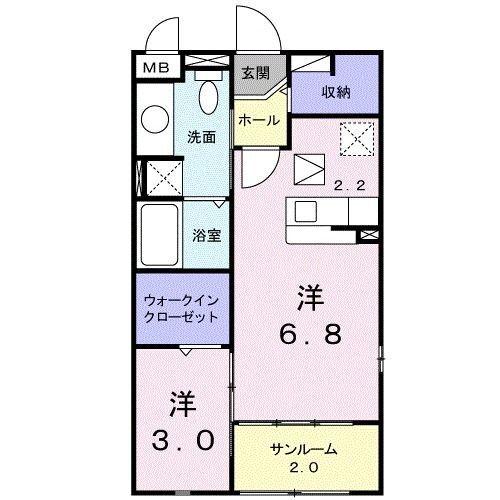 サニープレイスI 間取り図画像