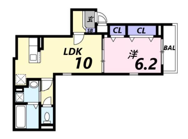 シャインII 間取り図画像