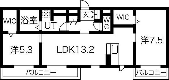ソレイユ硯II 間取り図画像