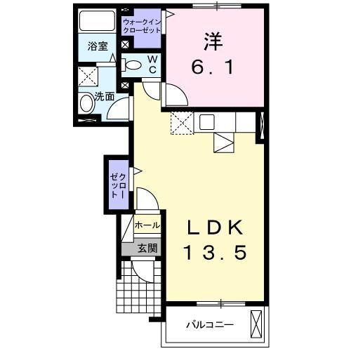 ソレイユ土山I 間取り図画像