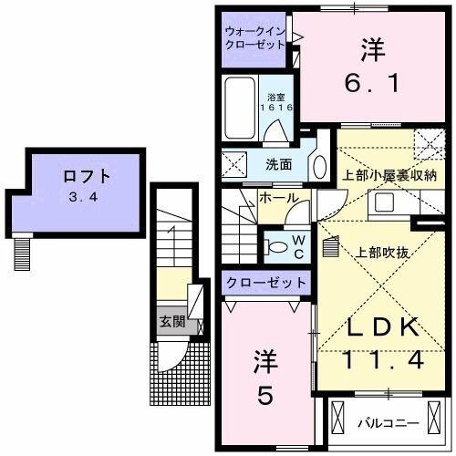 モンレーヴ　II 間取り図画像