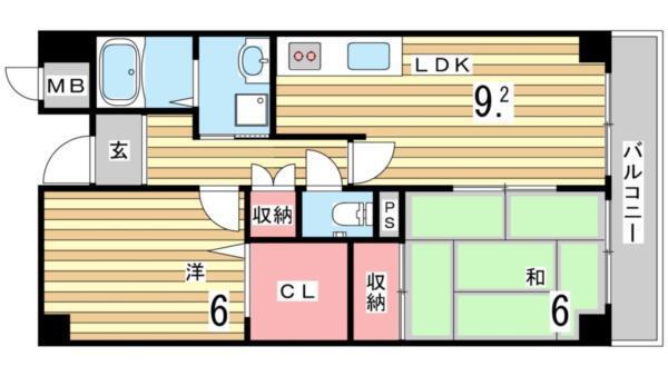 ル・ソレイユ須磨 間取り図画像