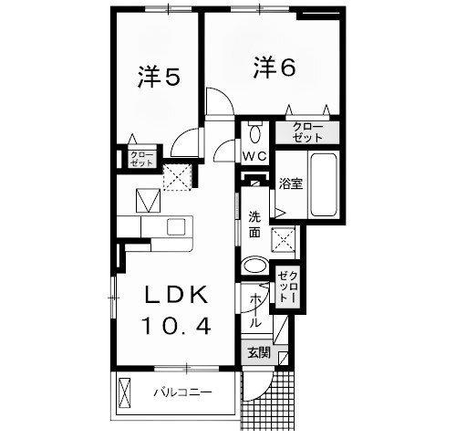 グレースNEO壱番館B 間取り図画像