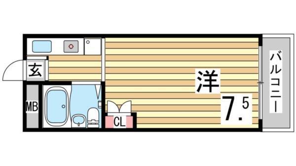 サニーパレス白川台 間取り図画像