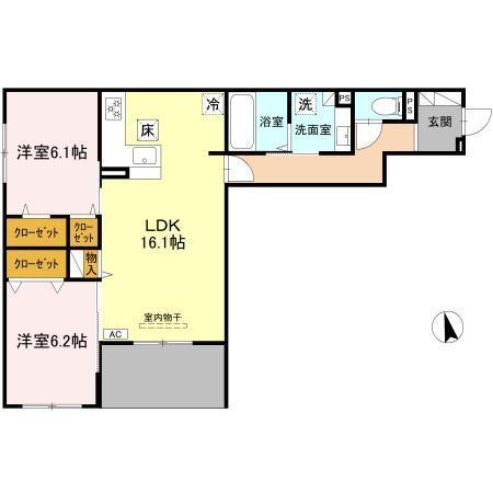 Field court 間取り図画像