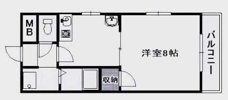 マリンパレス須磨 間取り図画像