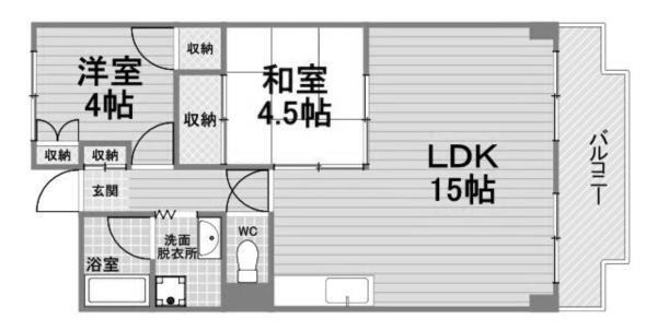 上高丸コーポラス 間取り図画像