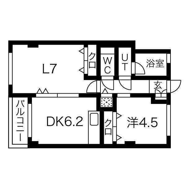 リアルテ霞ヶ丘 間取り図画像