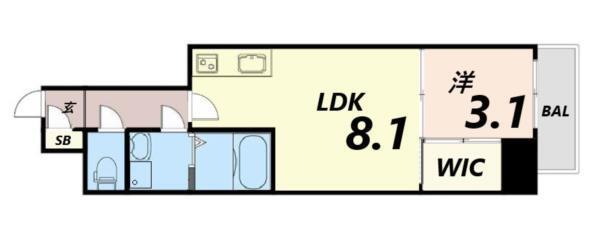 レーヴメゾン出屋敷 間取り図画像