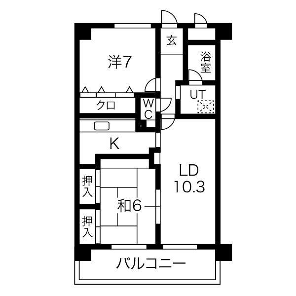 ソリオ北園田 間取り図画像