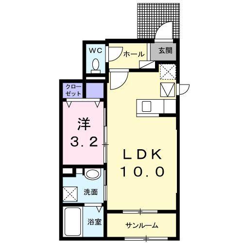 ルナファータI 間取り図画像