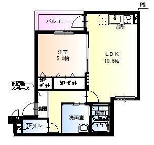 フジパレス塚口東I番館 間取り図画像