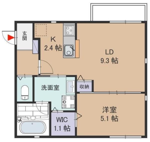 ベレッツァ南塚口 間取り図画像