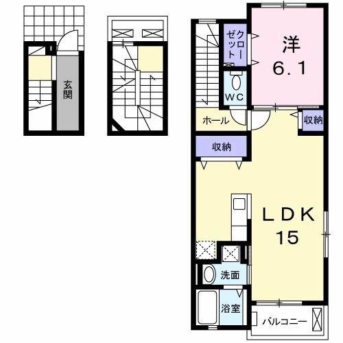サンヒルズ・ラフォーレII 間取り図画像