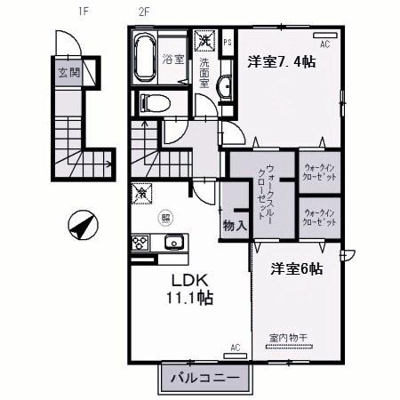 サワーローズ 間取り図画像