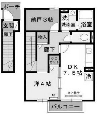 ローズコート明石 間取り図画像