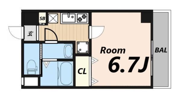 Ｌｕｘｅ尼崎ＷＥＳＴ 間取り図画像