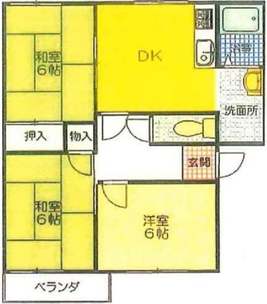 リバーサイド朝霧 間取り図画像