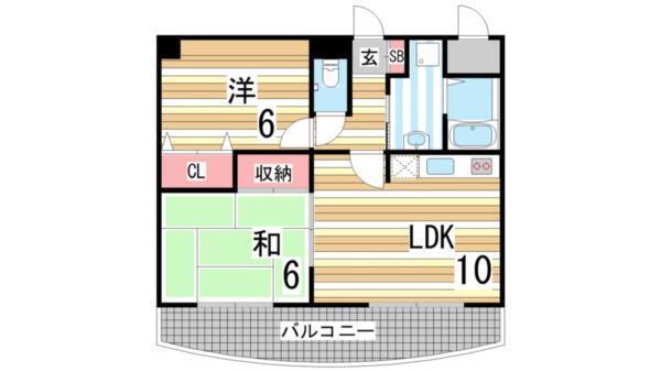 フェリスメンテ・狩口台 間取り図画像