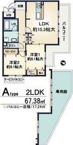 ＦＬＯＲＥＡＲ潮江 間取り図画像
