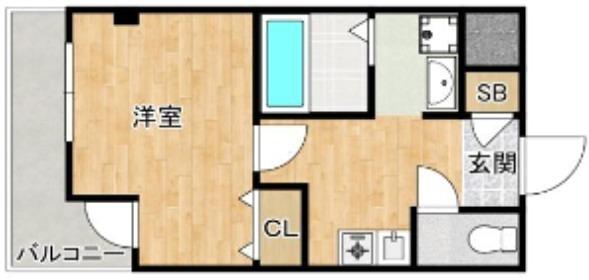 リビングエース平和 間取り図画像
