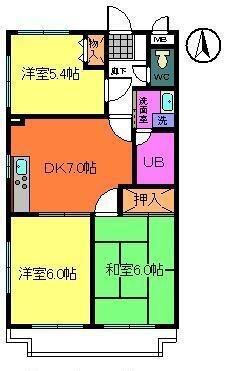 グランエクセル武庫 間取り図画像