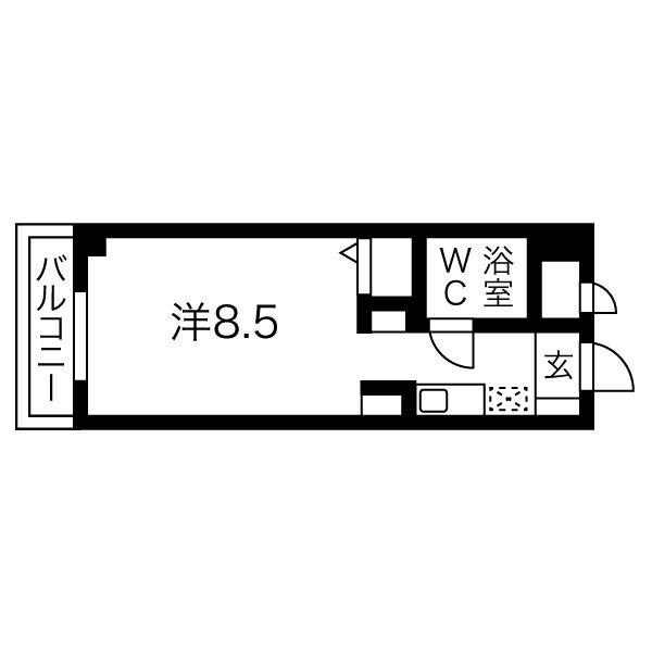 猪名寺パークマンションII 間取り図画像