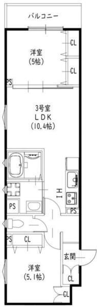 クリエオーレ北伊丹 間取り図画像