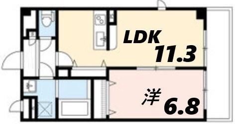 アンプルールフェール　コンフォート 間取り図画像