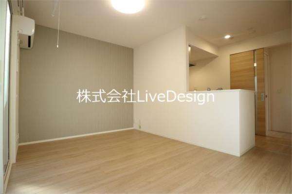 明石市相生町アパート リビング