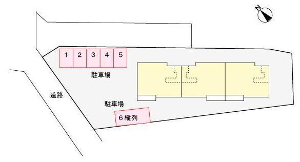 明石市魚住町金ケ崎アパート 駐車場