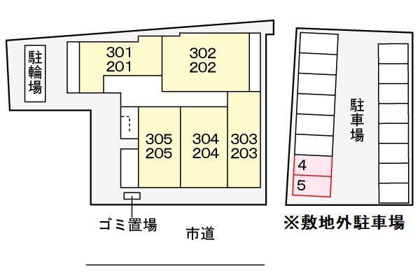 レジス城ノ堀 駐車場