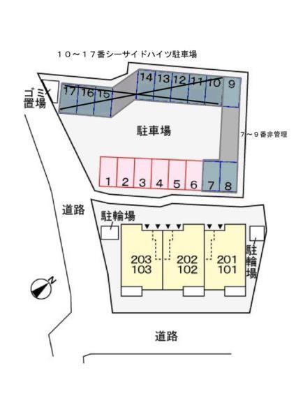 キンモクセイ 駐車場