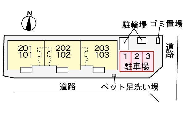 ソラティオ・Ｋ 駐車場