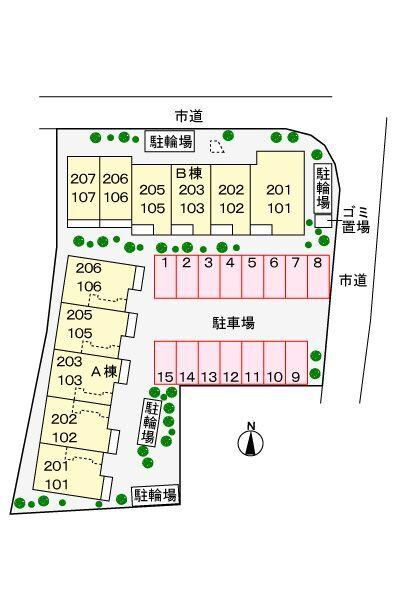 レゴリスI 駐車場