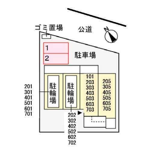 フューチャー野里 駐車場