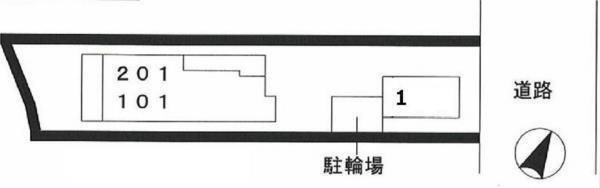 グレース伍番館 駐車場