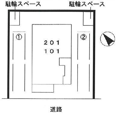 カレット　カーサ 駐車場