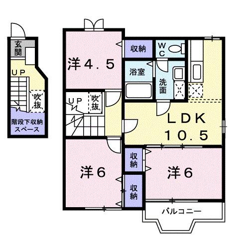 さくらＡ（201） 間取り図画像