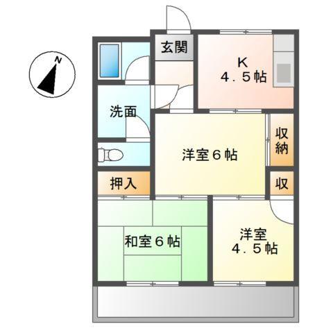 プリモ今伊勢 間取り図画像